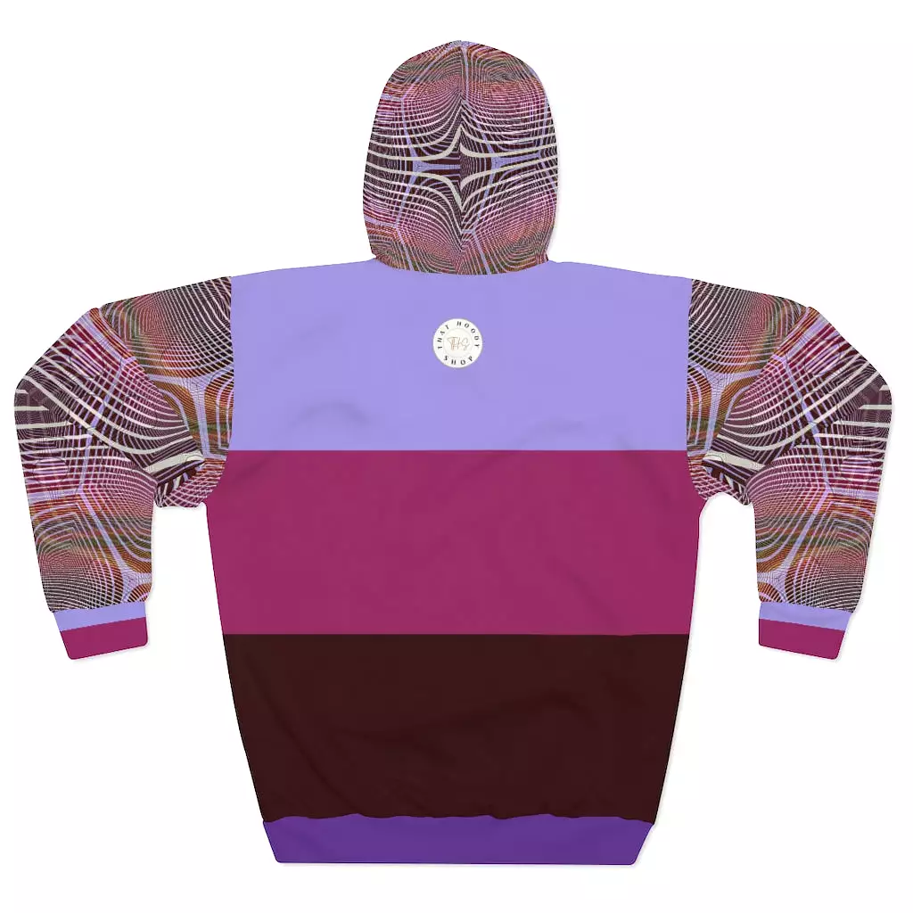 Purple Plasma Unisex Pullover Hoodie