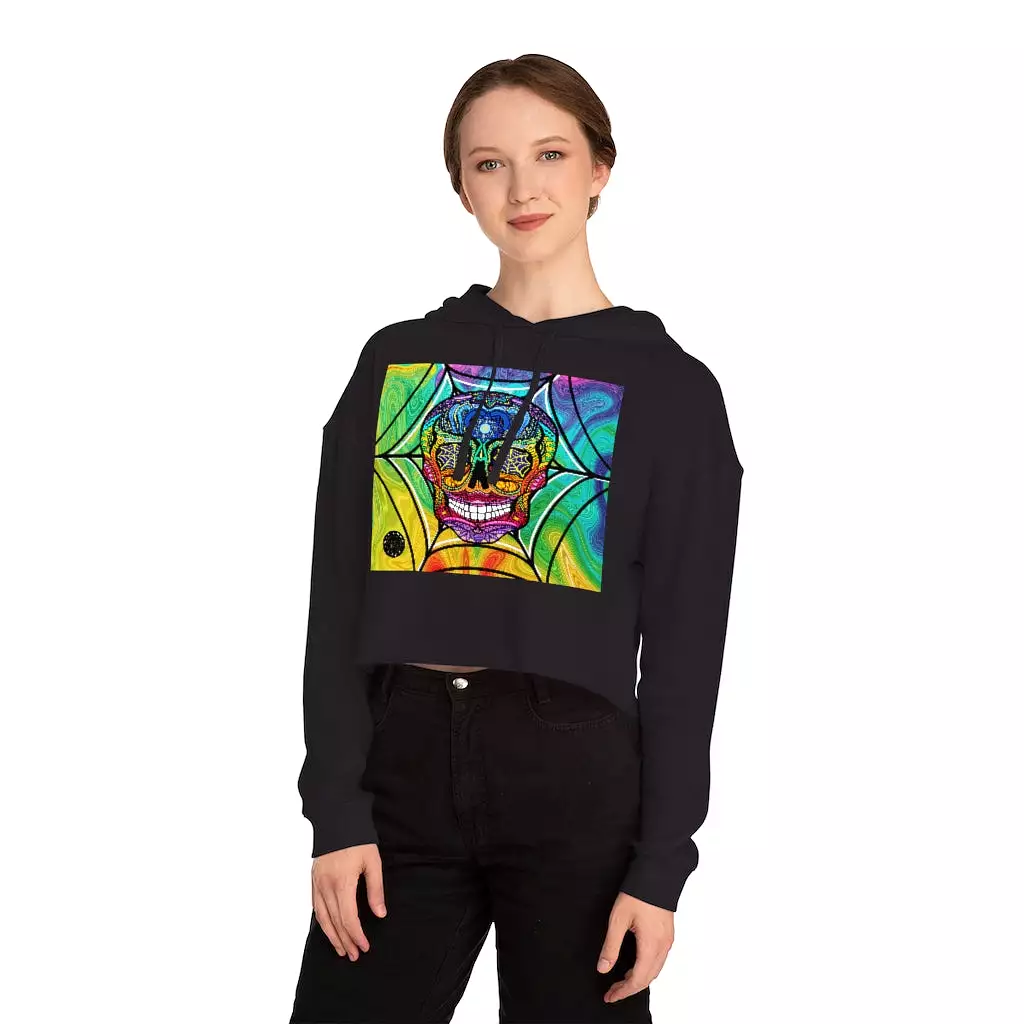 Rainbow Janis Cropped Hoodie