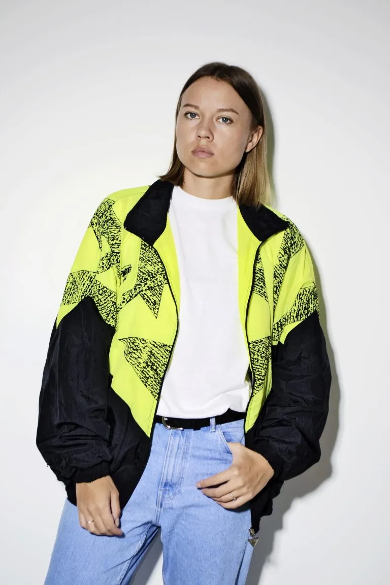 Retro lightweight windbreaker jacket