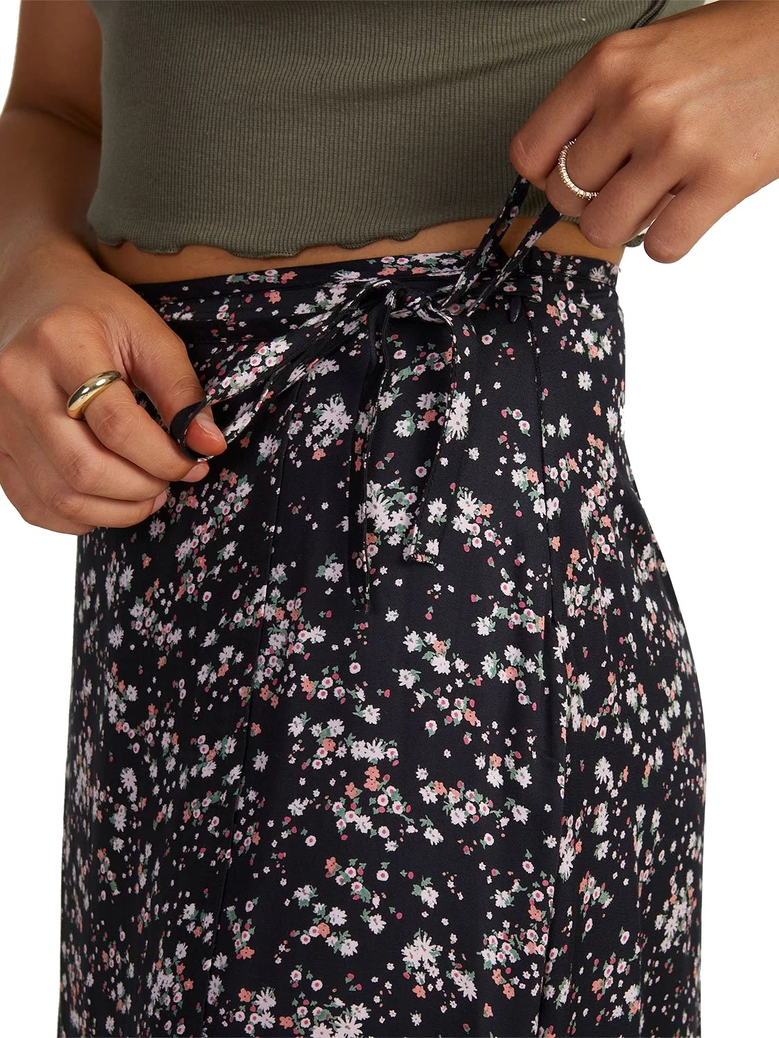 RVCA Ladies Wrapped Annika Skirt