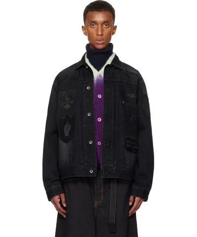 Sacai Black Gonz BEYONDEXX Denim Jacket