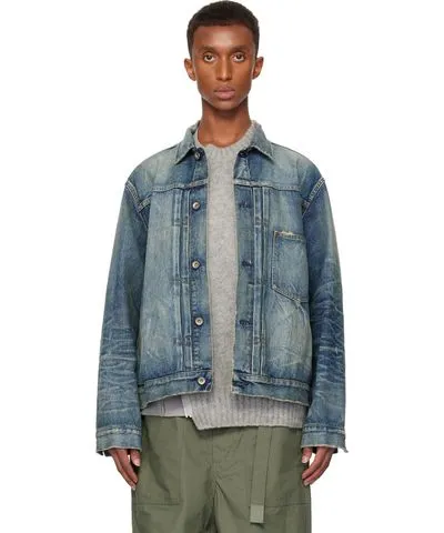 Sacai Blue BEYONDEXX Denim Jacket