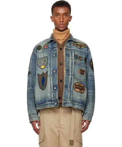 Sacai Blue Gonz Edition BEYONDEXX Denim Jacket