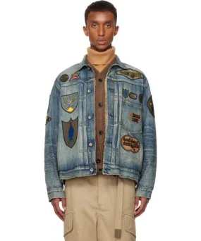 Sacai Blue Gonz Edition BEYONDEXX Denim Jacket