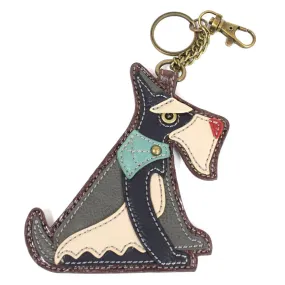 Schnauzer Coin Purse and Key Chain