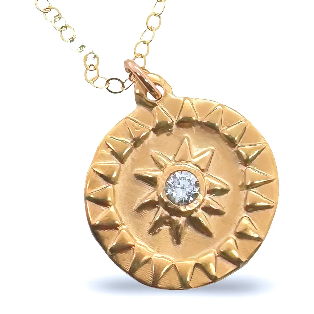 SOL NECKLACE IN GOLD