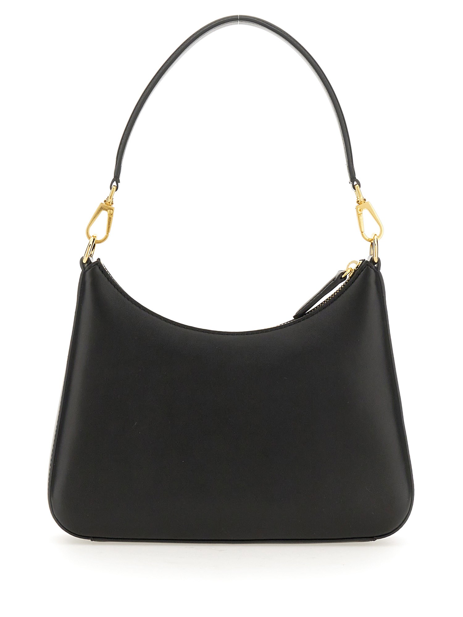 STELLA McCARTNEY    SMALL FAUX LEATHER LOGO SHOULDER BAG