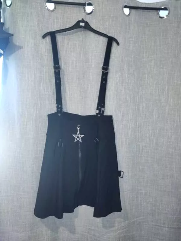 Study Hell Suspender Skirt [B] Resurrect