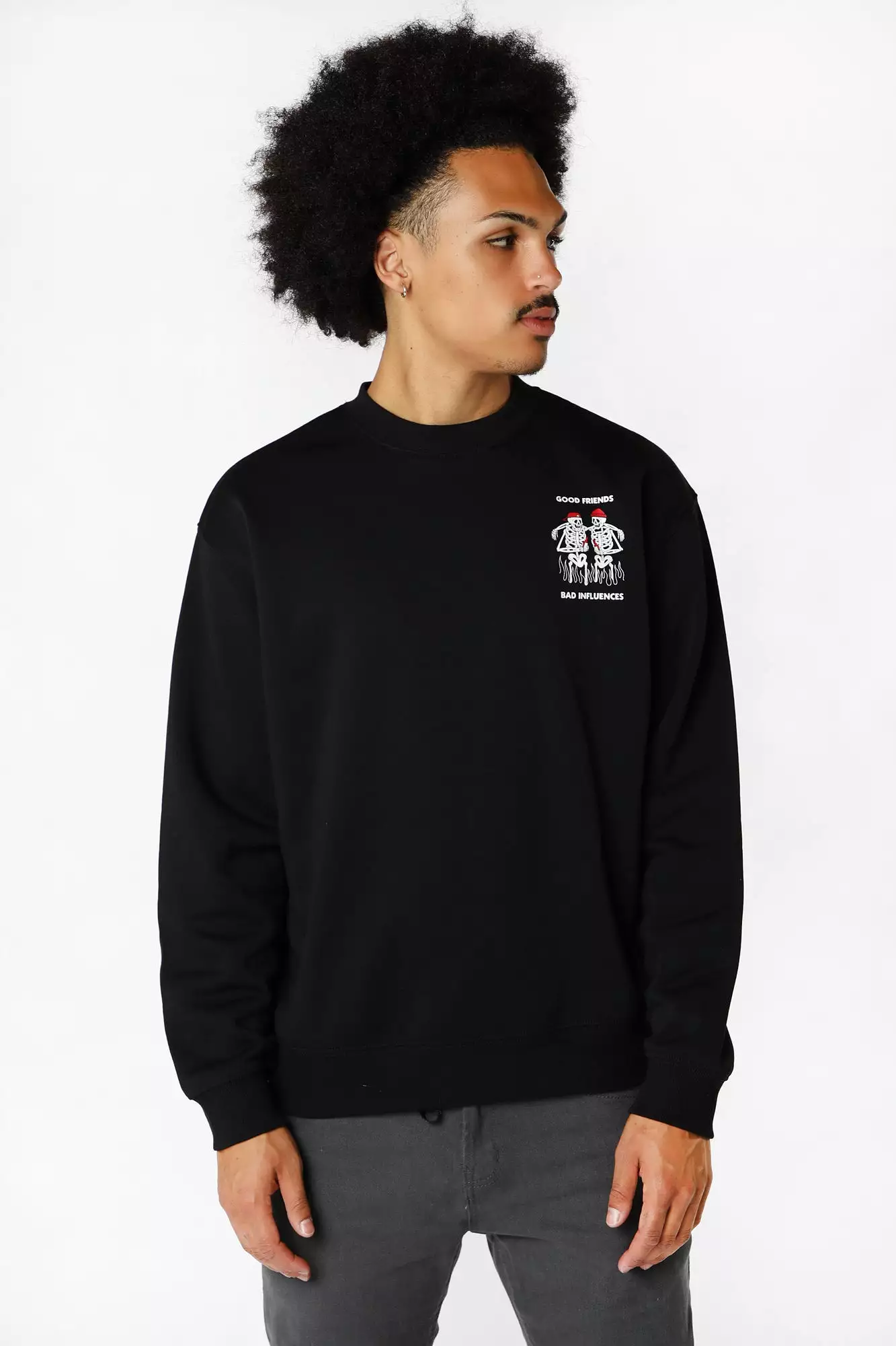 Sweatshirt Imprimé Bad Influences Arsenic Homme