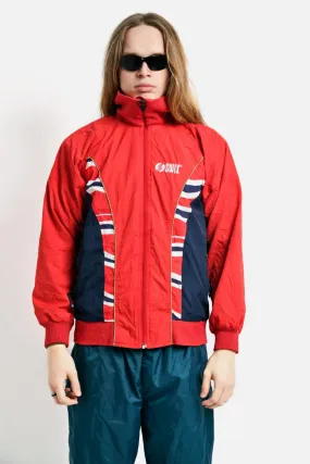 SWIX vintage windbreaker red