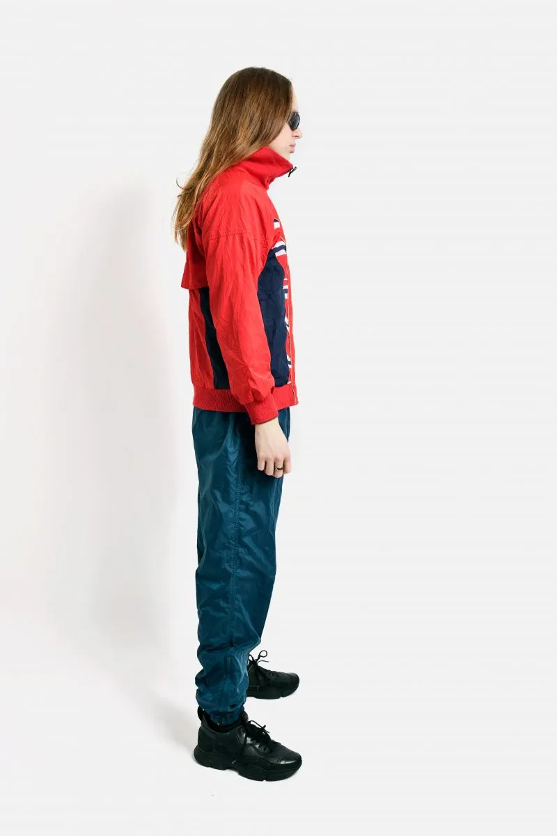 SWIX vintage windbreaker red