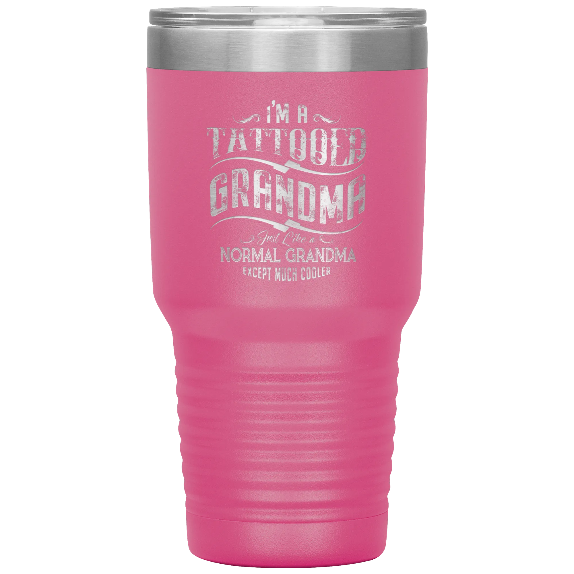 Tattooed Grandma Polar Camel 30oz Stainless Steel Tumbler