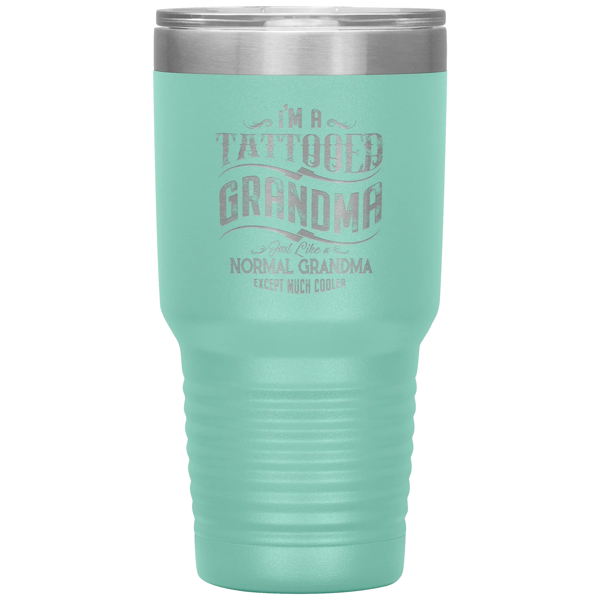 Tattooed Grandma Polar Camel 30oz Stainless Steel Tumbler