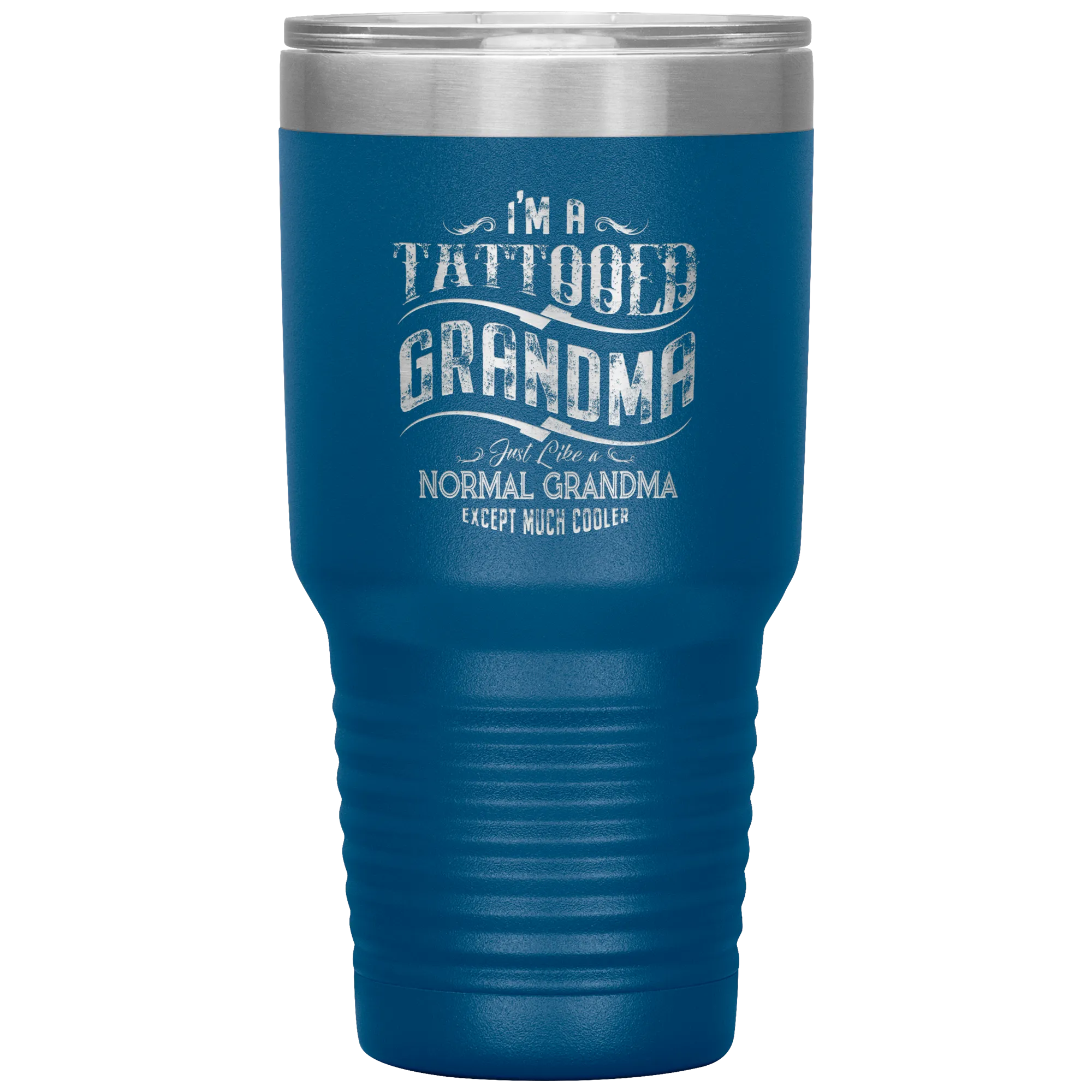 Tattooed Grandma Polar Camel 30oz Stainless Steel Tumbler