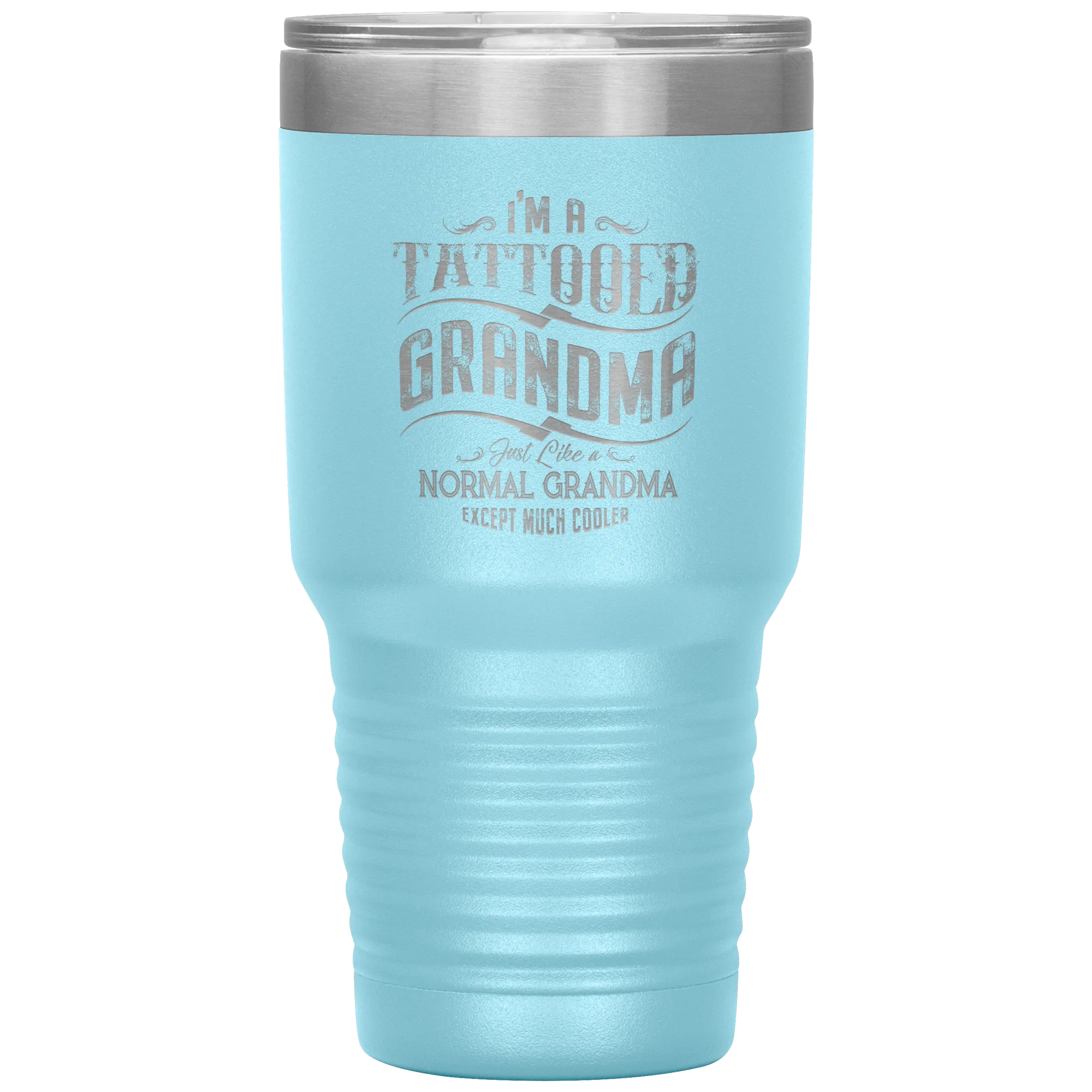 Tattooed Grandma Polar Camel 30oz Stainless Steel Tumbler