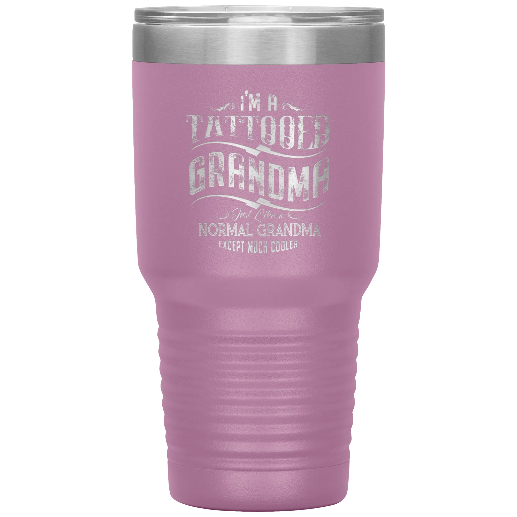 Tattooed Grandma Polar Camel 30oz Stainless Steel Tumbler