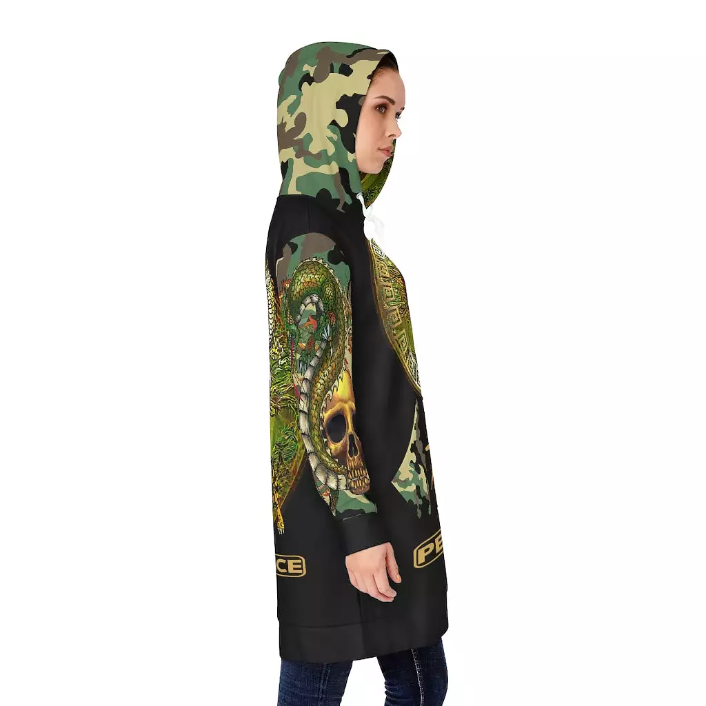 The Golden One (YinYang) Hoodie Dress