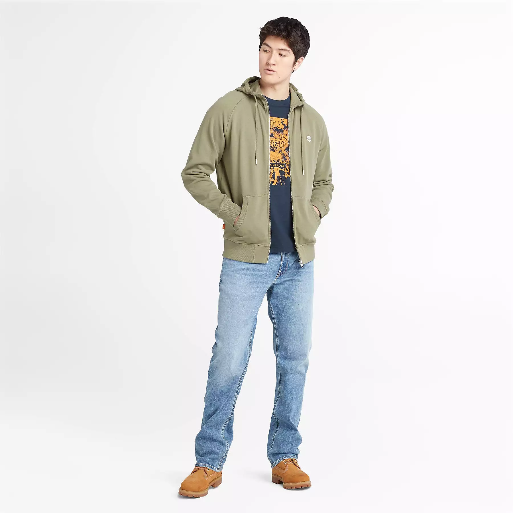 Timberland Mens 'Exeter River' Loopback Hooded Sweatshirt