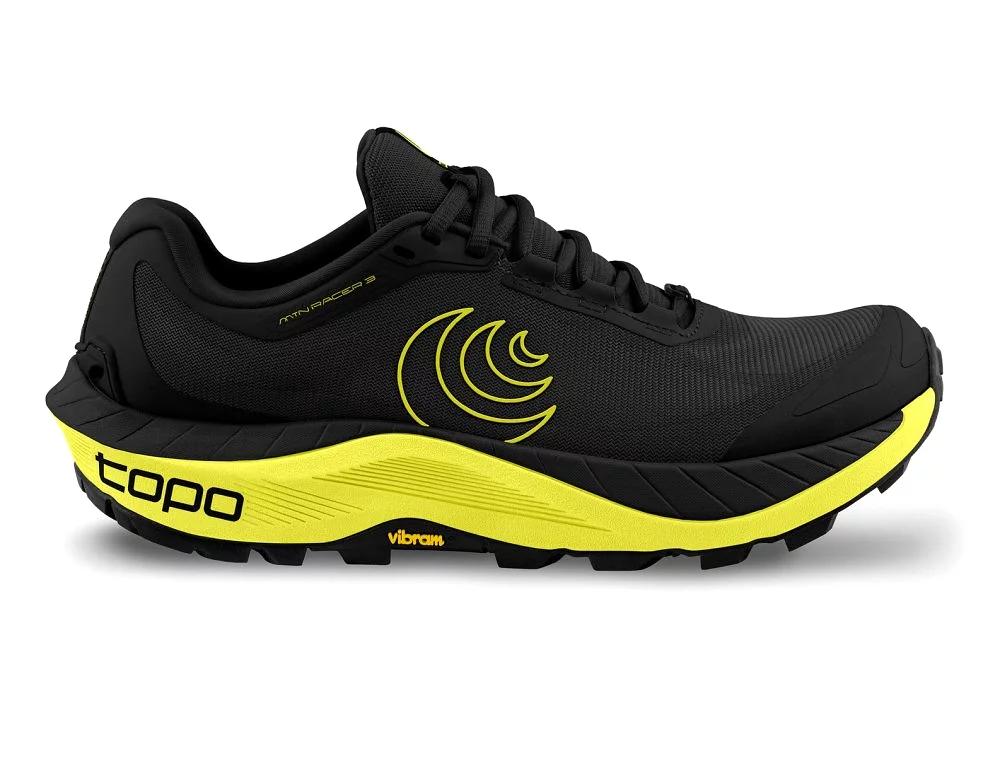 Topo Athletic Men's MTN Racer 3 - Black/Lime