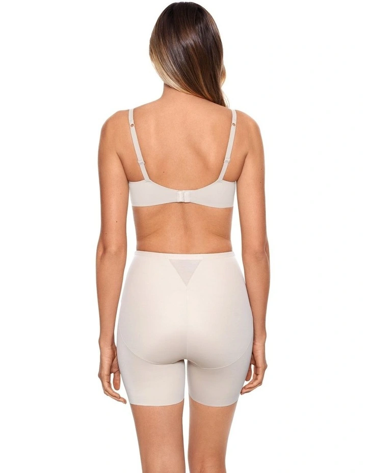 Tummy Tuck Firm Control High Waist Shapewear Shorts in Warm Beige