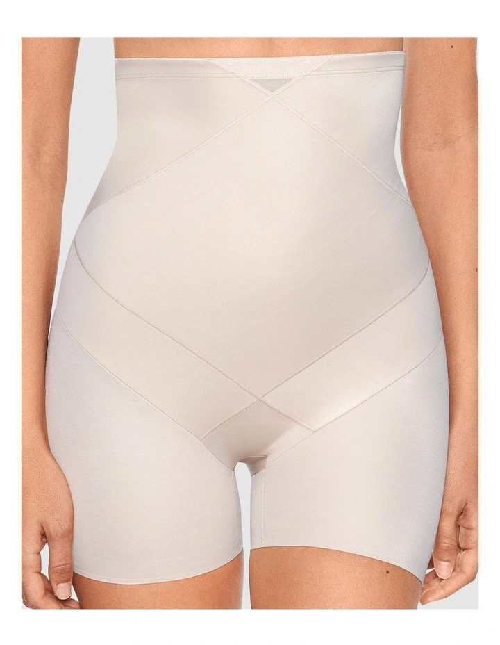 Ultra High Waist Shapewear Shorts in Warm Beige