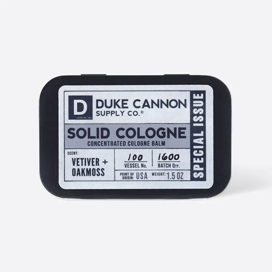 VETIVER & OAKMOSS SOLID COLOGNE BY DUKE CANNON