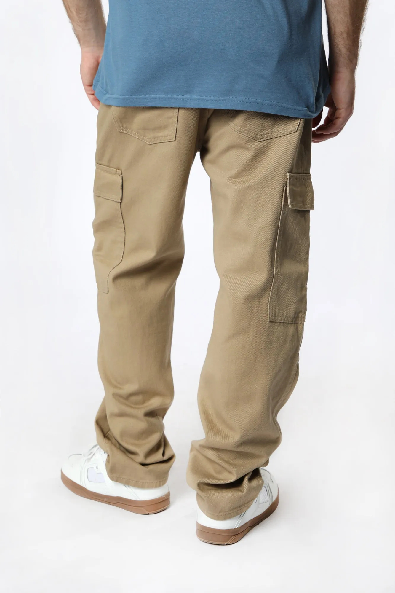 West49 Mens Wide Leg Cargo Pant