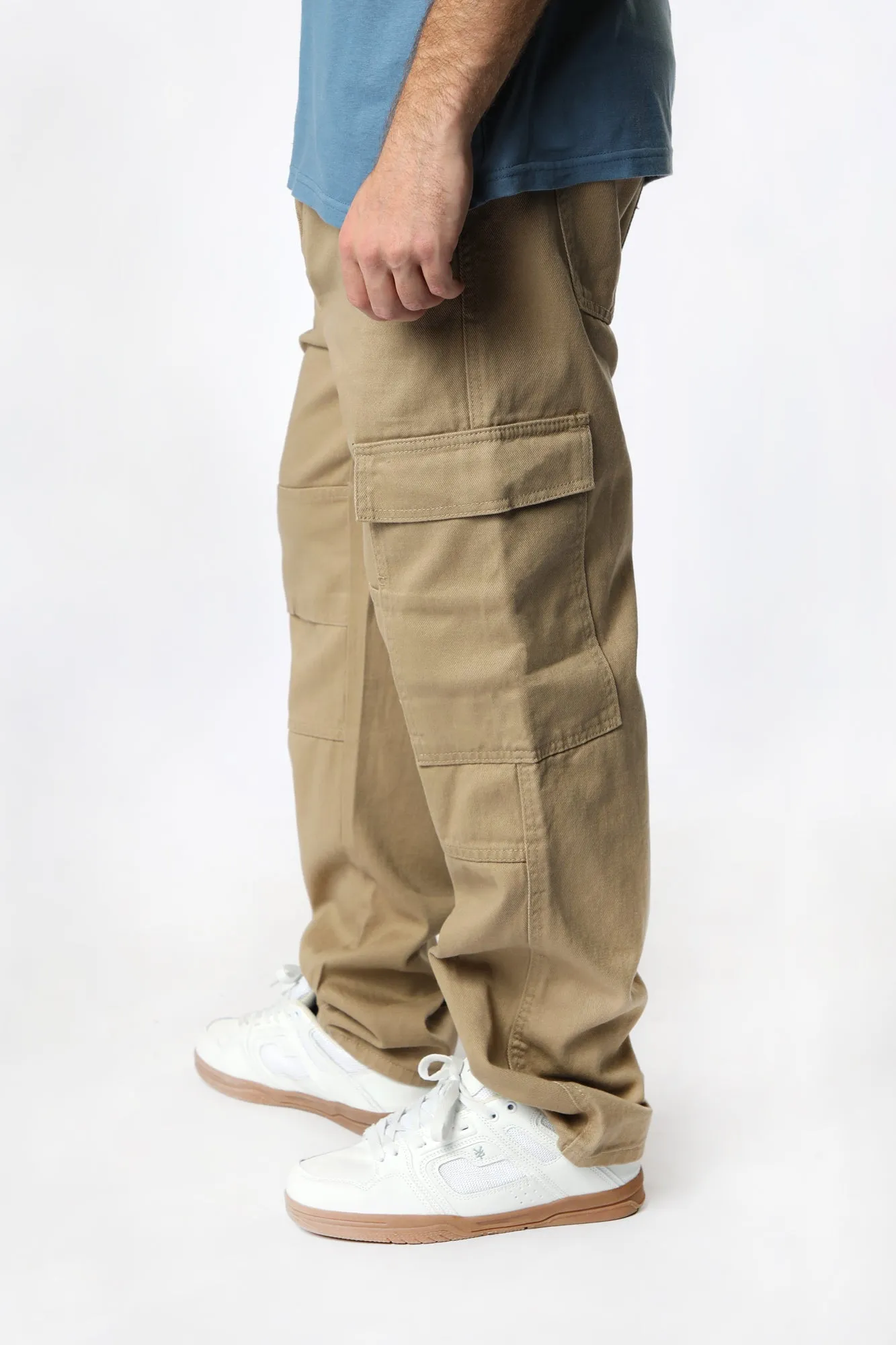 West49 Mens Wide Leg Cargo Pant