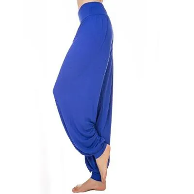 Women's High Waist Soft Modal Loose Long Yoga Pants for Tai Chi Dance